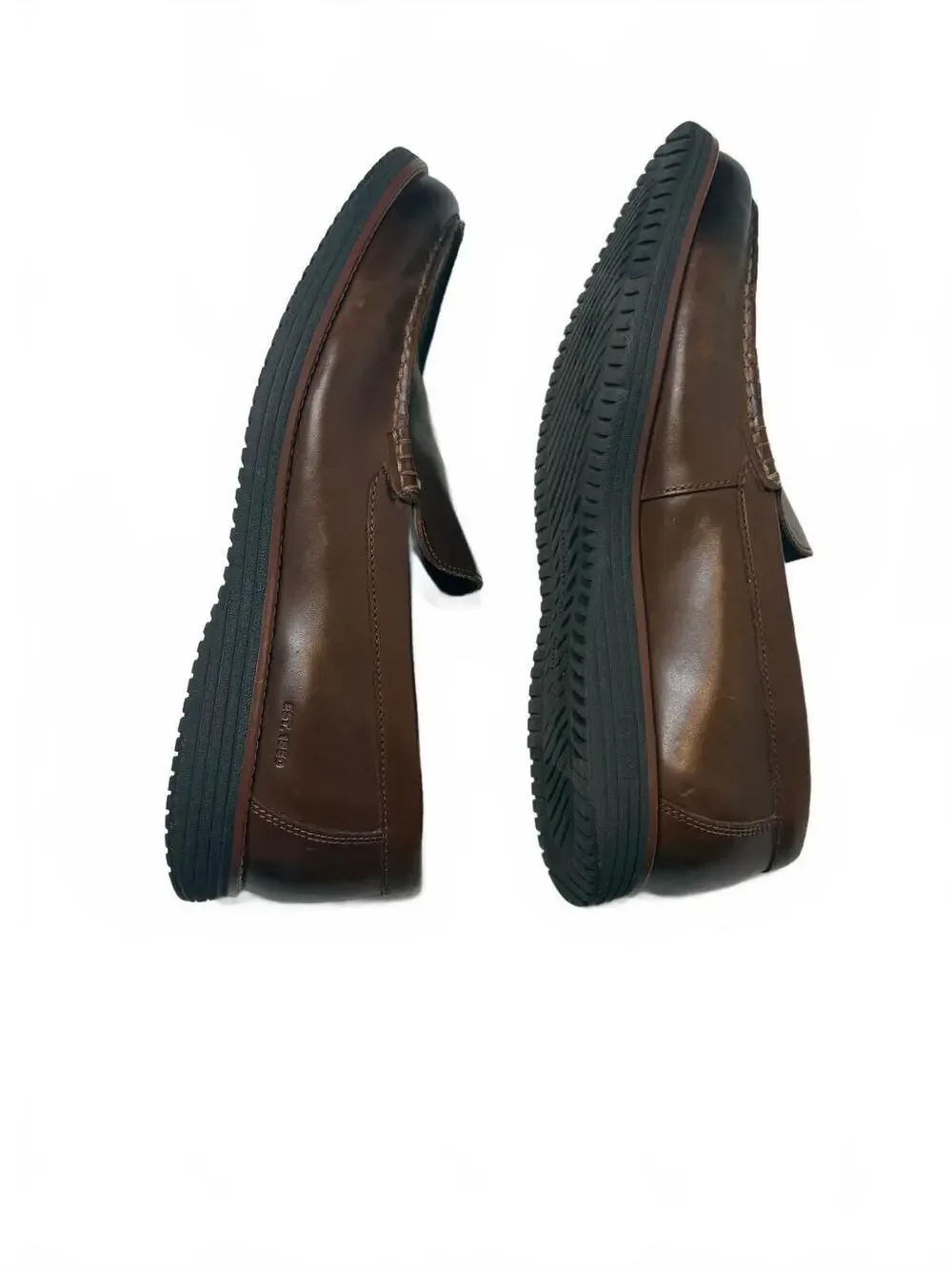 Johnston & Murphy Trufoam Brown Leather Loafers Men's Slip On Dress Shoes
